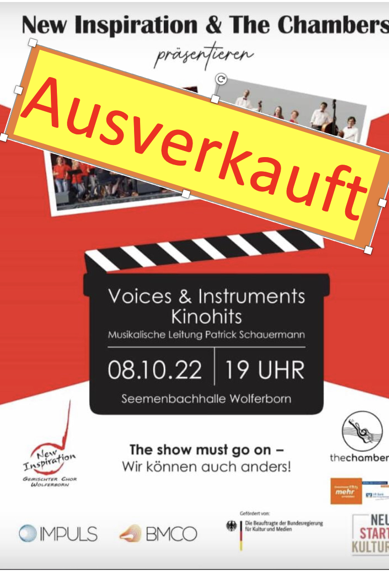 ... und schon Tage vor dem Konzert - ausverkauft!