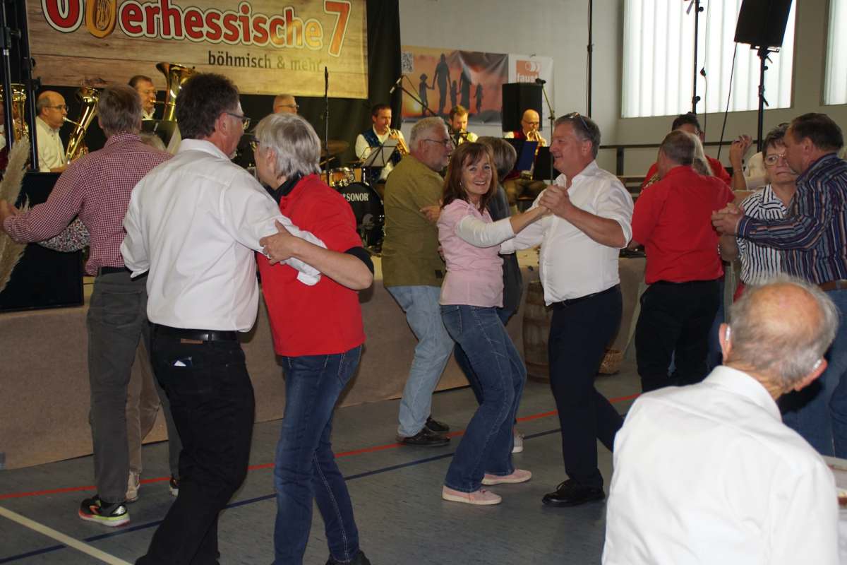 Die Tanzfläche war gut gefüllt!