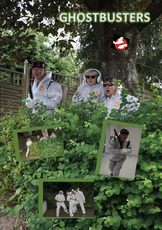 Die Goastbusters auf der Jagd....