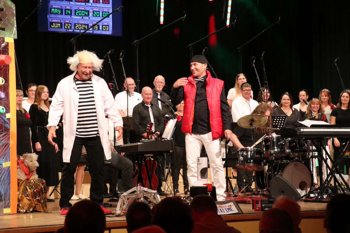 Doc Brown und Marty McFly in Action