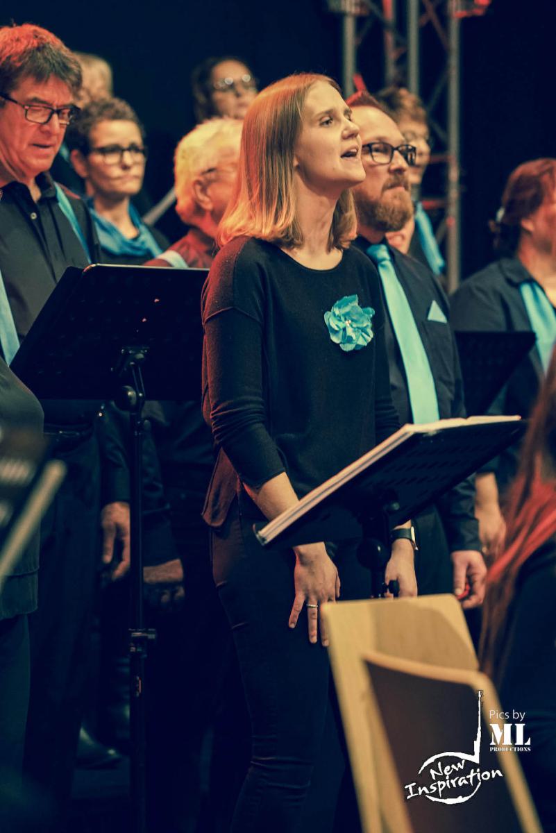 Judith, mit ihrem Solo bei "I will follow him"